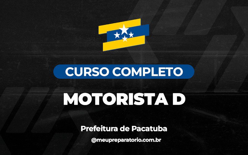 Motorista D - Pacatuba (CE)