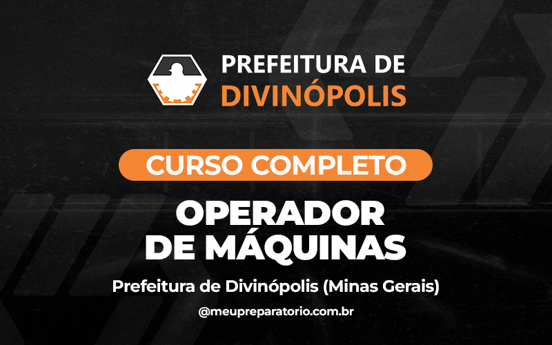 Operador de Máquinas - Divinópolis (MG)