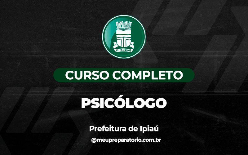 Psicólogo - Ipiaú (BA)