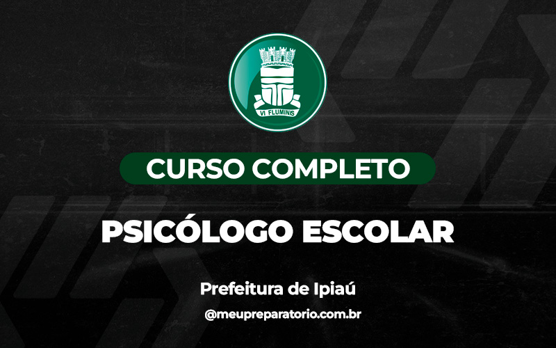 Psicólogo Escolar - Ipiaú (BA)