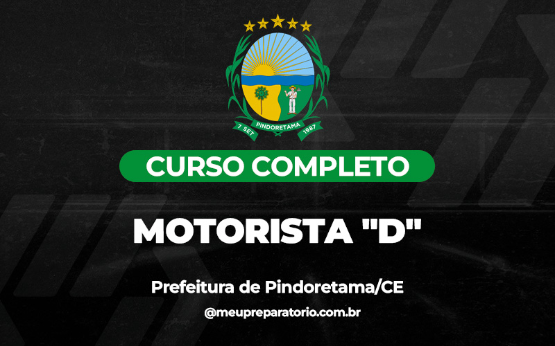 Motorista (D) - Pindoretama (CE)