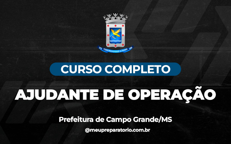 Ajudante de Operação - Campo Grande (MS)