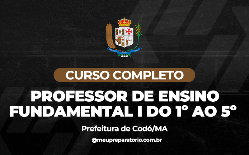 Professor de Ensino Fundamental I do 1º ao 5º - Codó (MA)