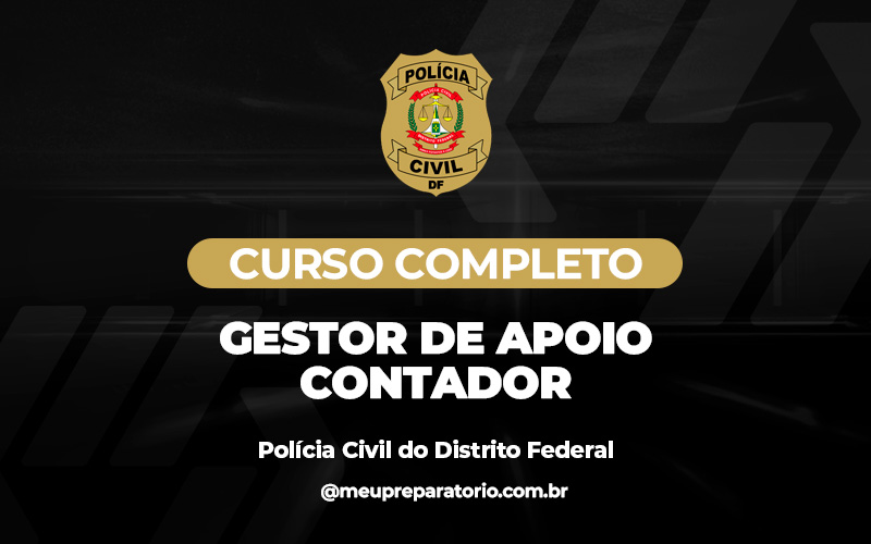 Gestor de Apoio - Contador - DF (Administrativo)