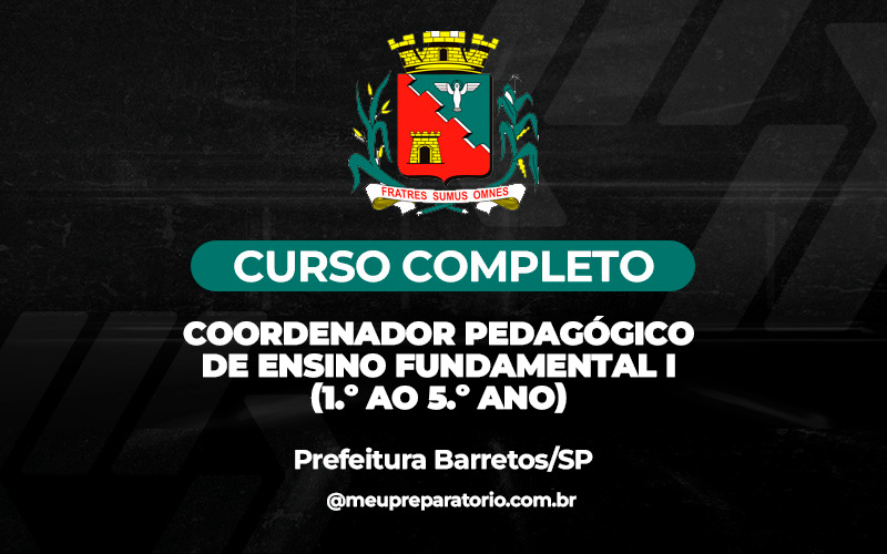Coordenador Pedagógico de Ensino Fundamental I (1.º ao 5.º ano) - Barretos (SP)
