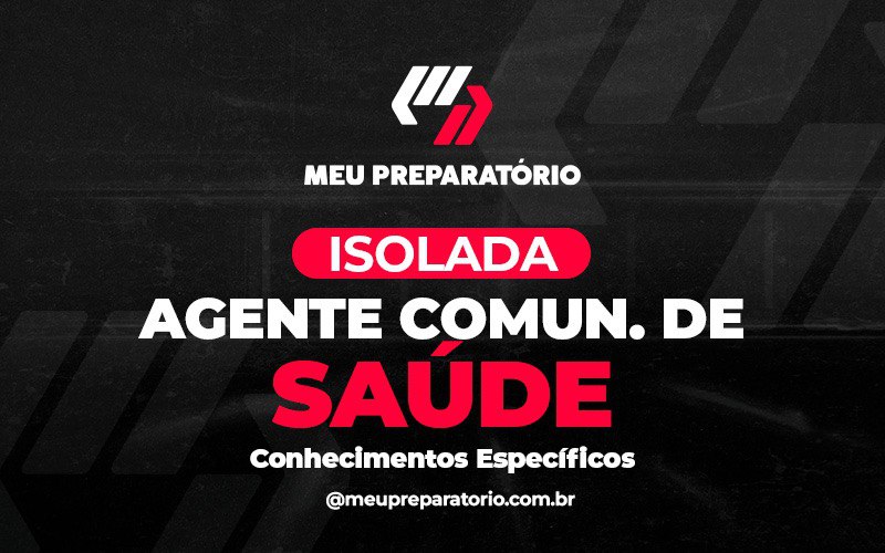 Isolada Agente Comunitário de Saúde