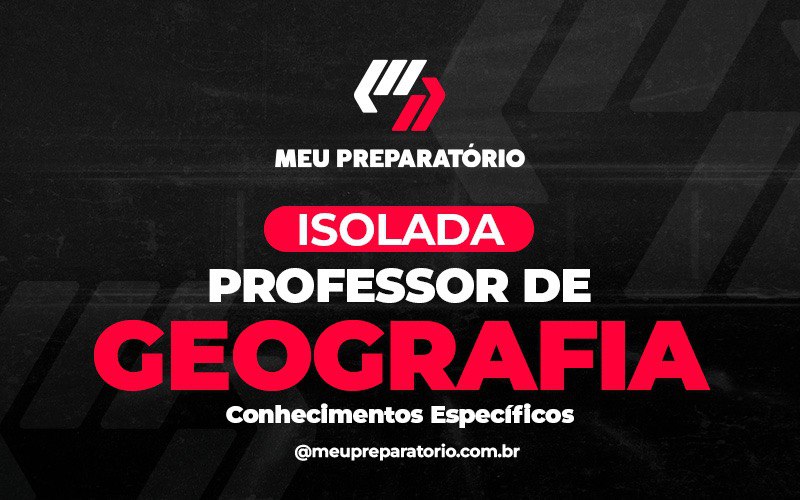 Isolada - Professor de Geografia
