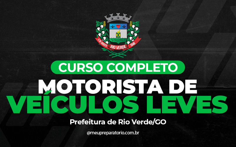 Motorista de Veículos Leves - Rio Verde (GO)