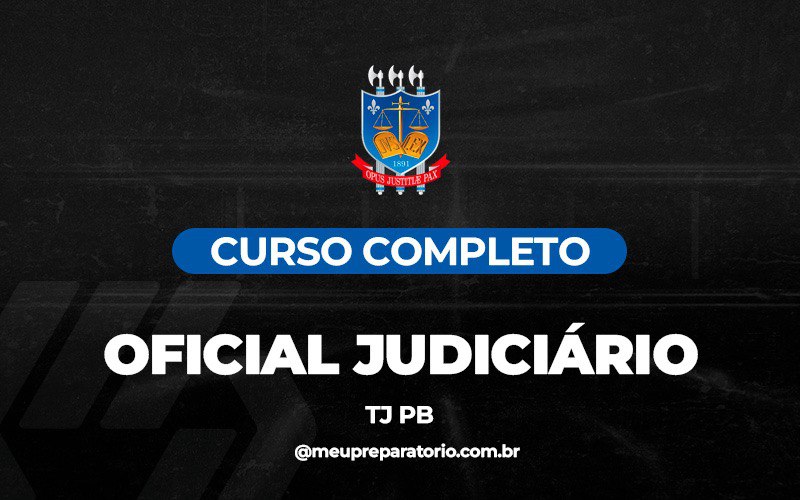 TJ PB - Oficial de Justiça