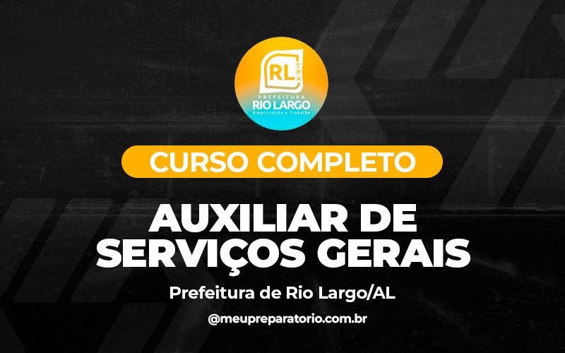 Auxiliar de Serviços Gerais - Rio Largo (AL)