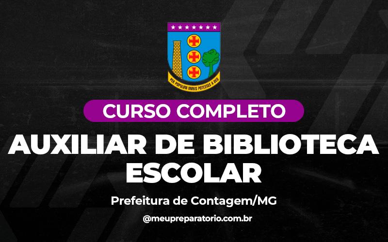 Auxiliar de Biblioteca Escolar - Contagem (MG)