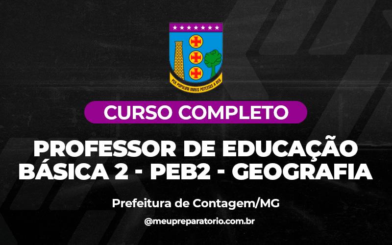 Professor de Geografia - PEB2 - Contagem (MG)