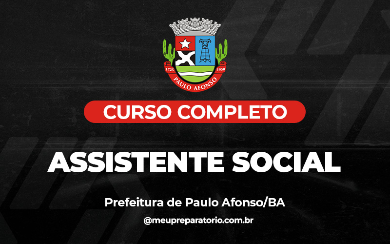 Assistente Social - Paulo Afonso (BA)