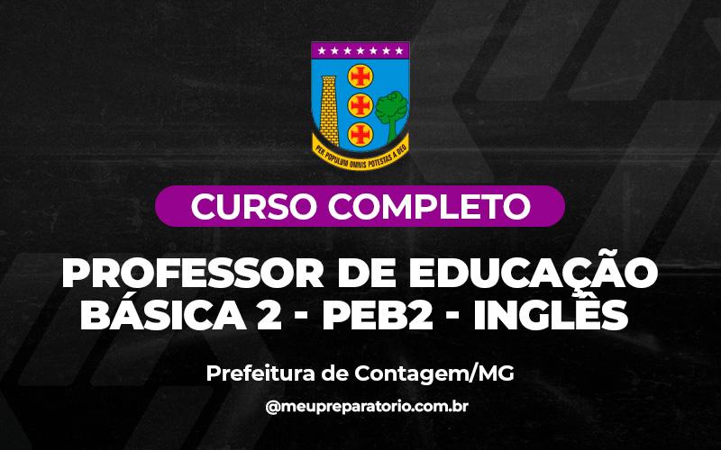 Professor de Educação Básica 2 - PEB2 - Inglês - Contagem (MG)