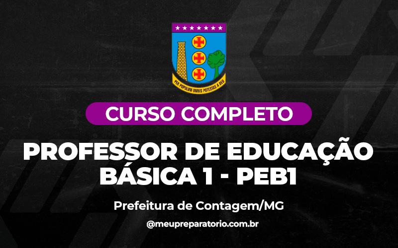 Professor de Educação Básica 1 - PEB1 - Contagem (MG)