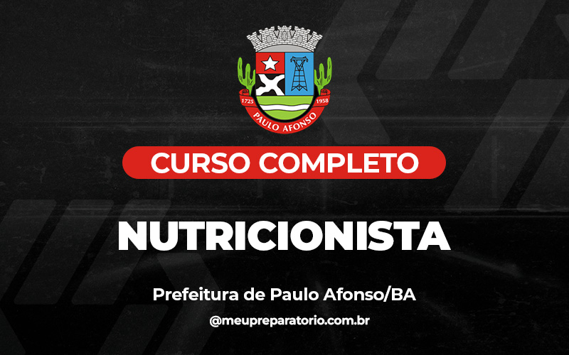 Nutricionista - Paulo Afonso (BA)