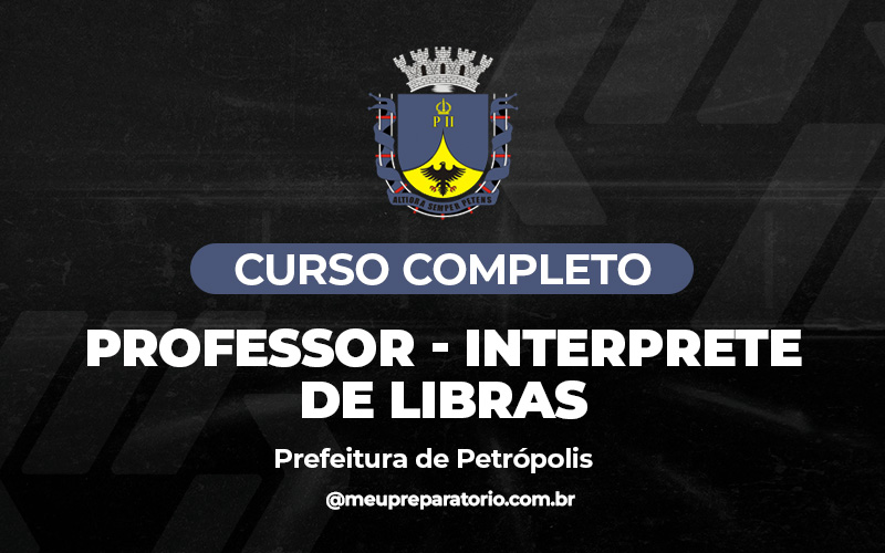 Professor - Intérprete de Libras - Petrópolis (RJ)