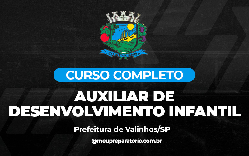 Auxiliar de Desenvolvimento Infantil - Valinhos (SP)