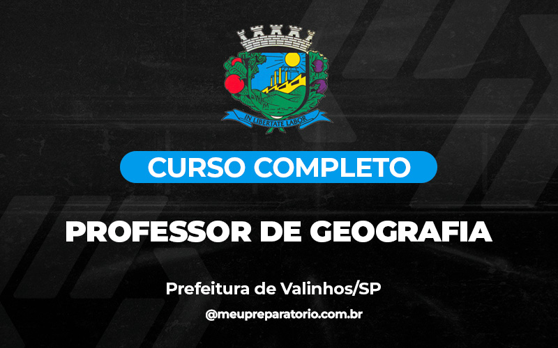 Professor de Geografia - Valinhos (SP)