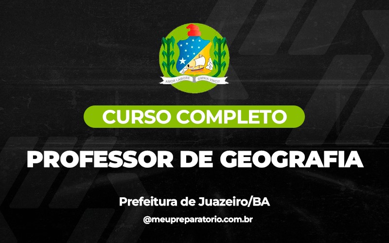 Professor de Geografia - Juazeiro (BA)