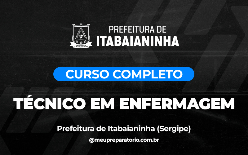 Técnico de Enfermagem - Itabaianinha (SE)