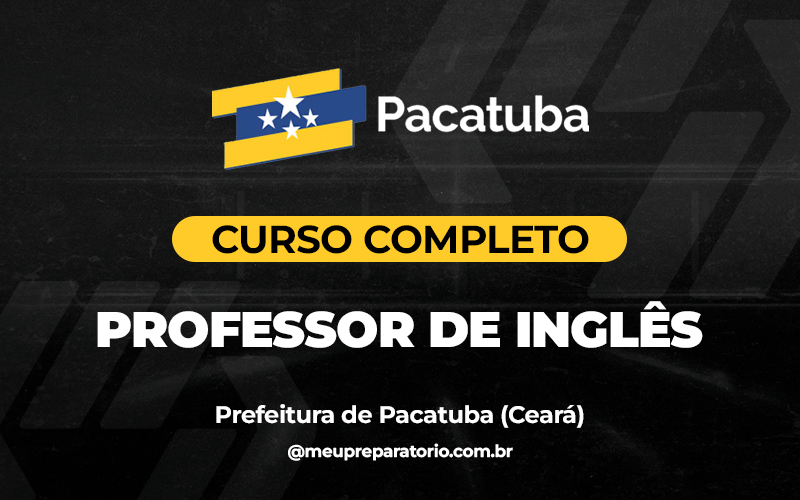 Professor de Inglês - Pacatuba (CE)