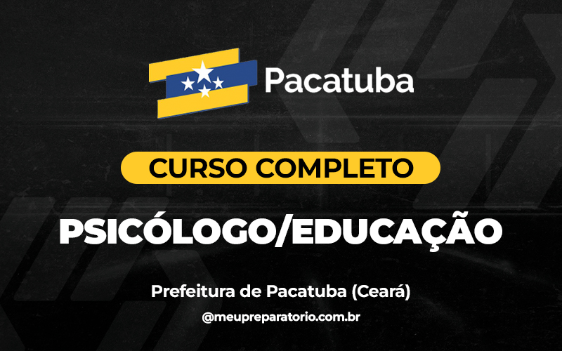 Psicólogo / Educação - Pacatuba (CE)