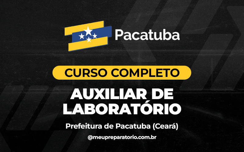 Auxiliar de Laboratório - Pacatuba (CE)