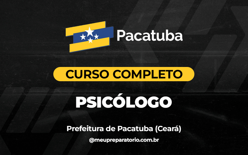 Psicólogo - Pacatuba (CE)
